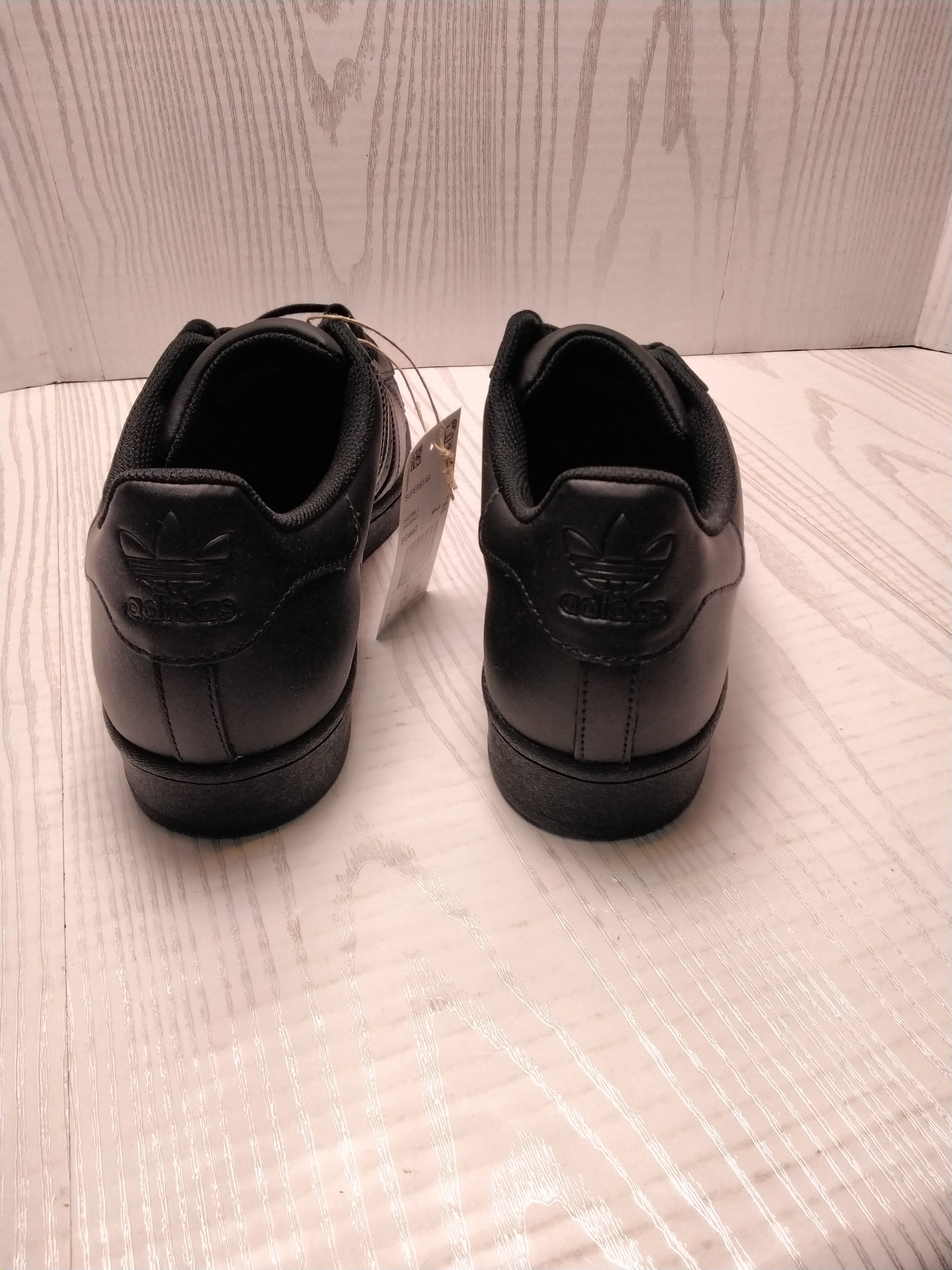 adidas Originals Men's Superstar Sneaker, Size 9.5, black (7921508122862)
